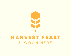 Agricultural Wheat Grain  logo design