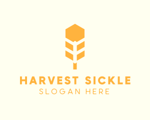 Agricultural Wheat Grain  logo design