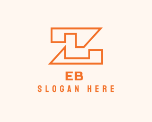 Modern Company Letter Z Outline Logo