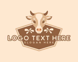 Milk - Dairy Milk Cow logo design