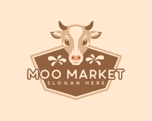 Cow - Dairy Milk Cow logo design