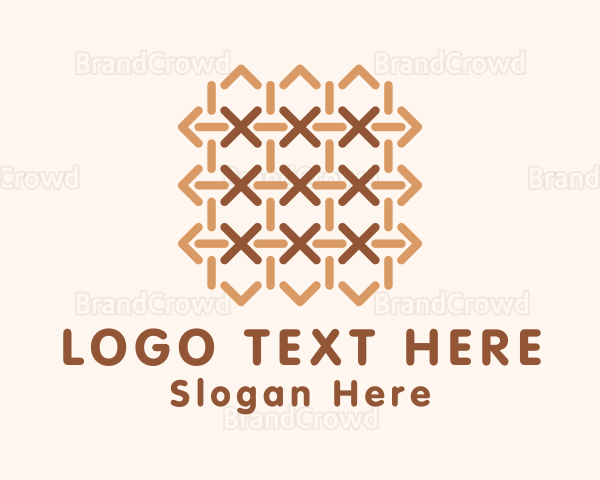Woven Textile Design Logo