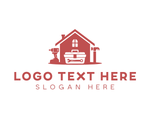 Labour - Tool Box Home Repairman logo design