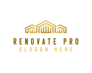 Premium Roof Renovation logo design