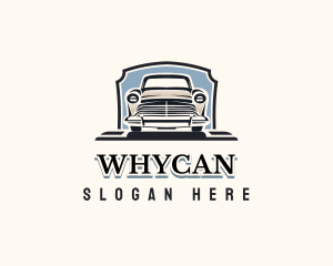 Retro Car Garage Logo