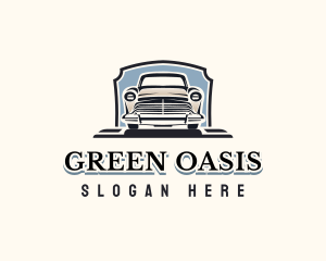 Auto - Retro Car Garage logo design