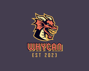 Streamer - Dragon Animal Gaming logo design