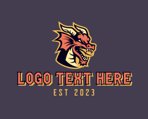 Esport - Dragon Animal Gaming logo design