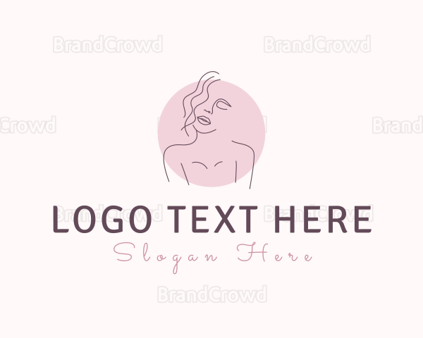 Flawless Nude Woman Cosmetics Logo