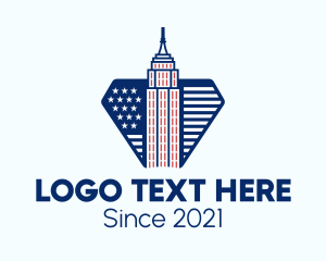 Office Space - Empire State Building logo design