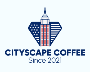 Nyc - Empire State Building logo design