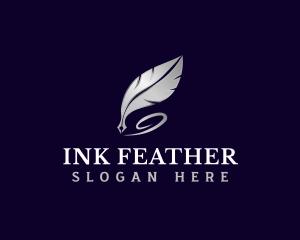 Quill - Feather Quill Pen logo design