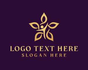 Florist - Elegant Wellness Flower logo design