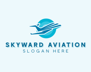 Flight Aviation Plane logo design