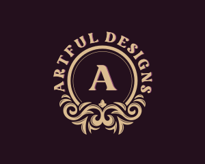 Decoration Ornament Wreath logo design