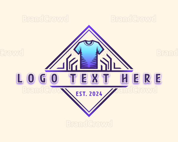 Tshirt Clothing Technology Logo