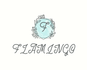 Personal - Chic Floral Frame logo design