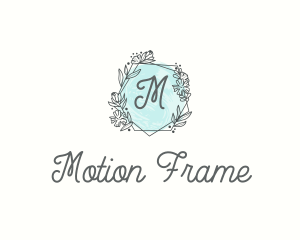 Chic Floral Frame  logo design