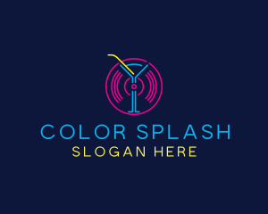 Cocktail Disco Bar Nightclub logo design