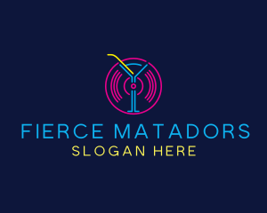 Cocktail Disco Bar Nightclub logo design