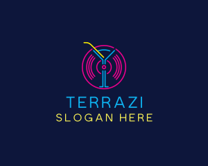 Cocktail Disco Bar Nightclub logo design