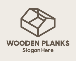 Wooden House Carpentry logo design