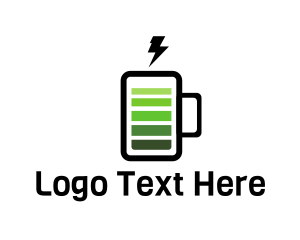 Lightning - Bolt Charge Mug logo design