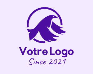 Violet - Violet Flying Bird logo design