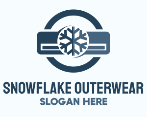 Snowflake Air Conditioning logo design