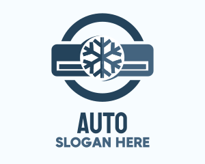 Cooler - Snowflake Air Conditioning logo design