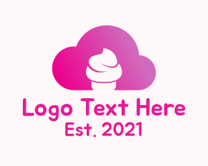 Pastry Chef - Cloud Cupcake Bakery logo design