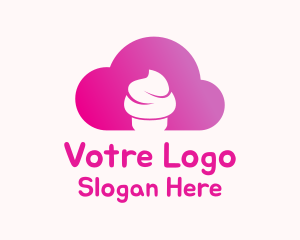 Cloud Cupcake Bakery Logo