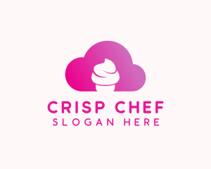 Cloud Cupcake Bakery logo design