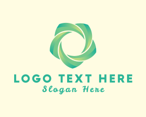 Symbol - Modern Vortex Flower logo design