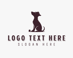 Border Collie - Puppy Dog Grooming logo design