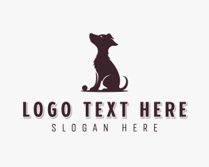 Red Dog - Puppy Dog Grooming logo design