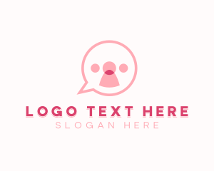Conference - Customer Support Chat logo design