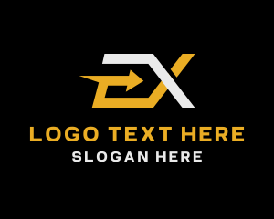 Monogram - Logistics Arrow Travel logo design