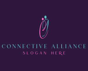 Association - Abstract People Organization logo design
