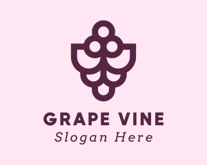 Grape - Grape Winery Farm logo design