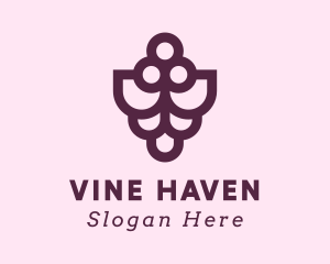 Grape Winery Farm logo design