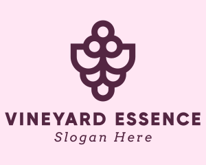 Grape Winery Farm logo design