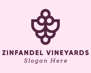 Grape Winery Farm logo design