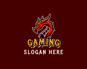 Mythical Dragon Gaming logo design