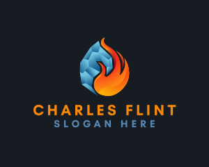 Blaze - Fire Ice Ventilation logo design
