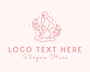 Labia - Naked Body Wax Salon logo design