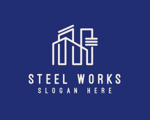 Factory Storage Building logo design