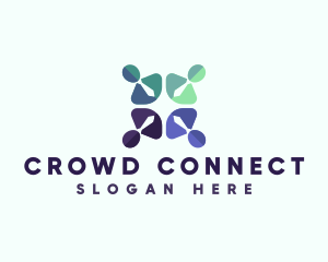 Crowd - People Corporate Organization logo design