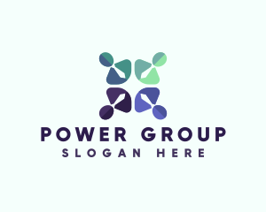 People Corporate Organization logo design