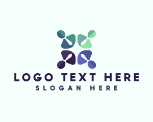 Outsourcing - People Corporate Organization logo design